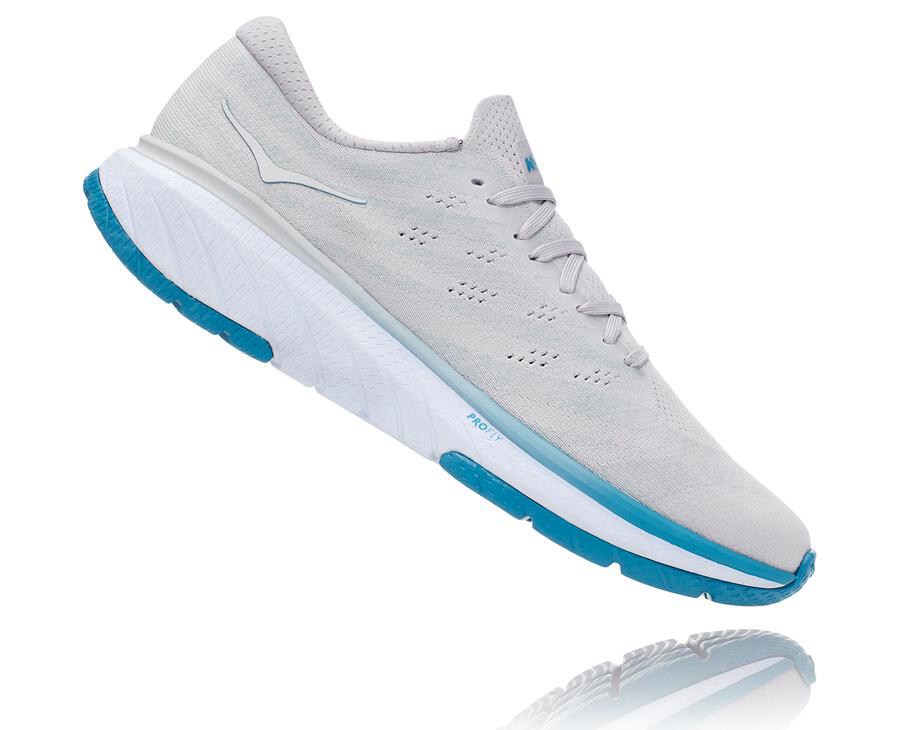 Hoka One One Tenisky Panske Biele/Modre - Cavu 3 - 95364-OCFJ